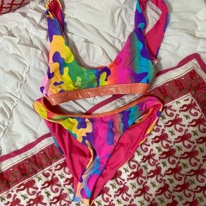 Dippin daisy’s bikini from Natalie Zacek!